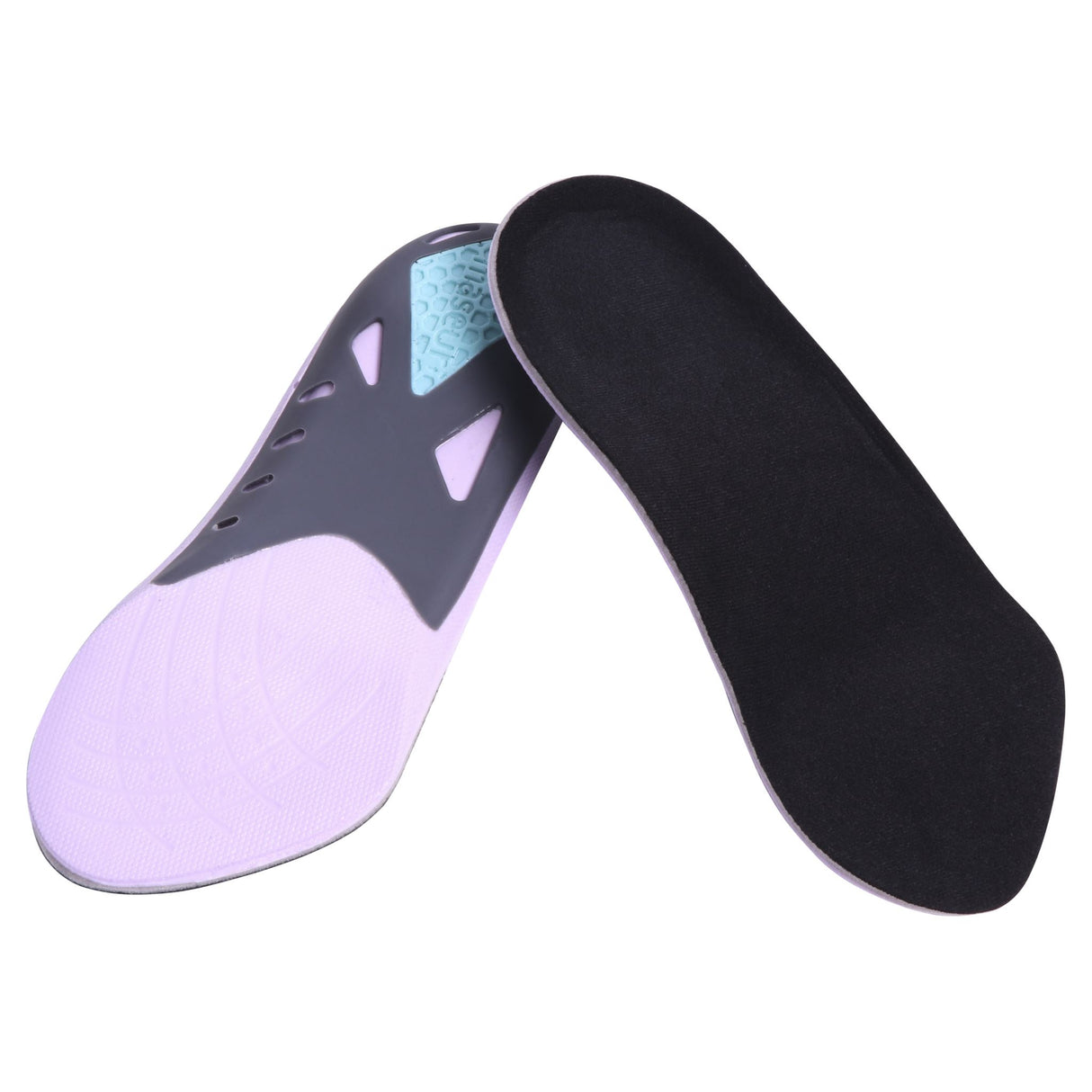 Footcare by Maseur insoles for women offer shock absorption and arch support, fitting seamlessly into stylish footwear.