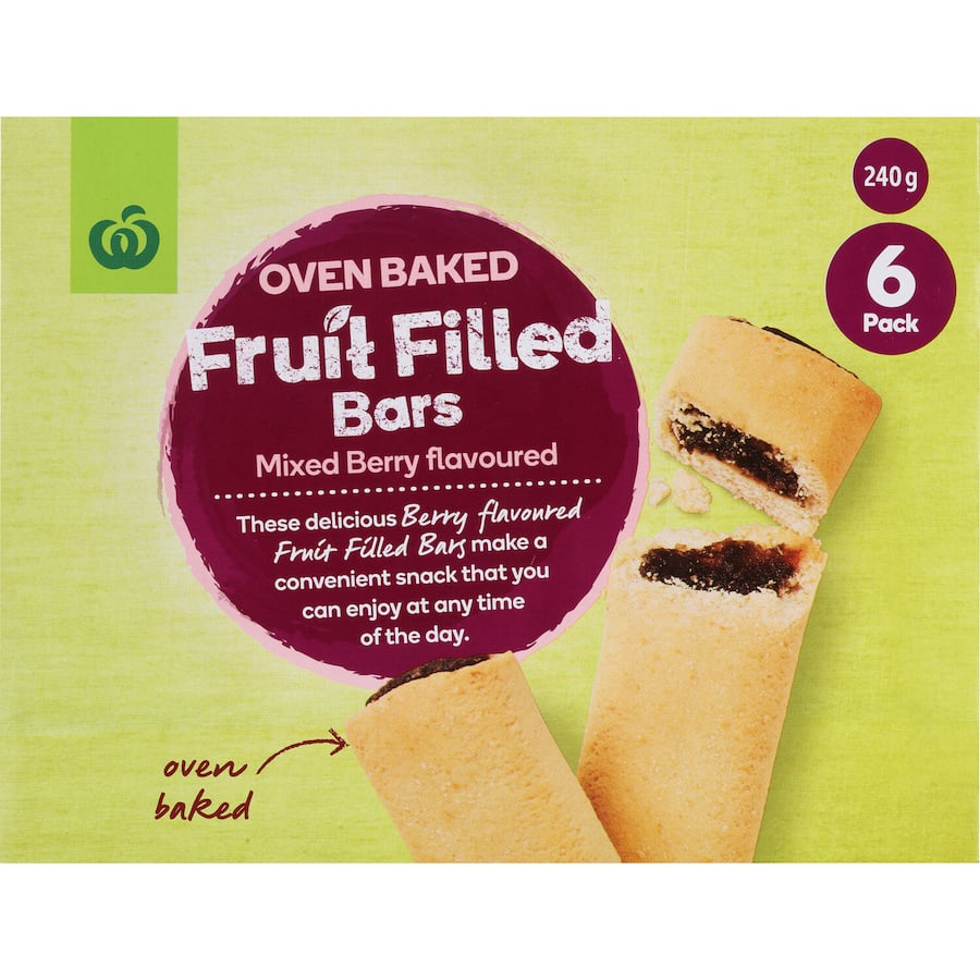 Woolworths Cereal Bars Mixed Berry