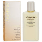 Shiseido Concentrate Facial Moisture Lotion in a 100ml bottle, hydrating dry skin with natural oils and organic ingredients.