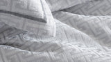 Quilt / Duvet  Cover Set - Da Vinci ORION SILVER (King)