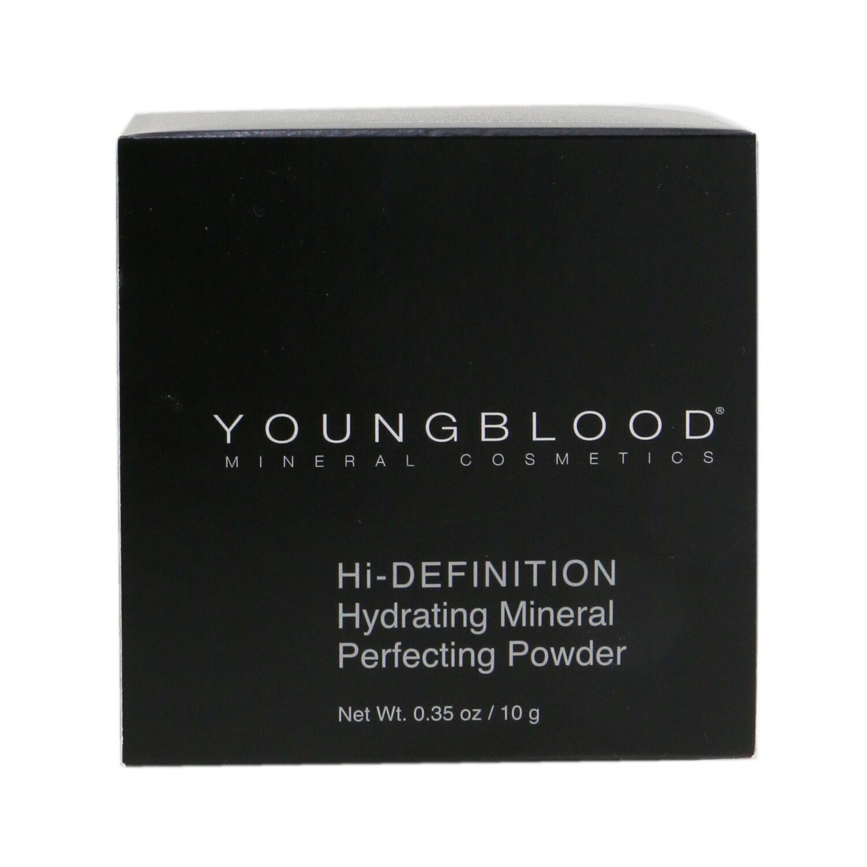 Hi Definition Hydrating Mineral Perfecting Powder in Translucent, enhances complexion, hydrates, reduces shine, and calms redness.