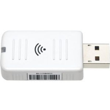 Epson ELPAP10 Wi-Fi adapter for projectors, IEEE 802.11n, USB connection, speeds up to 54 Mbit/s.