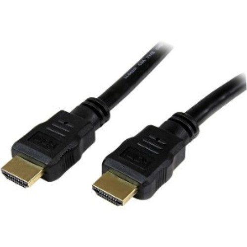 High-speed 1m HDMI cable with gold-plated connectors for seamless Ultra HD 4K connections to audio-video devices.