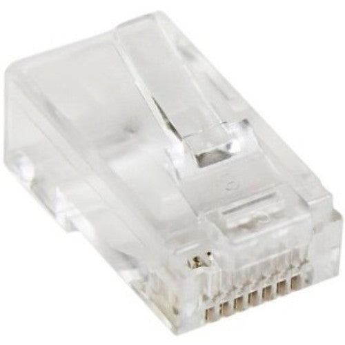 Network Connector - Cat.5e RJ45 Solid Modular Plug Connector - 50 Pack