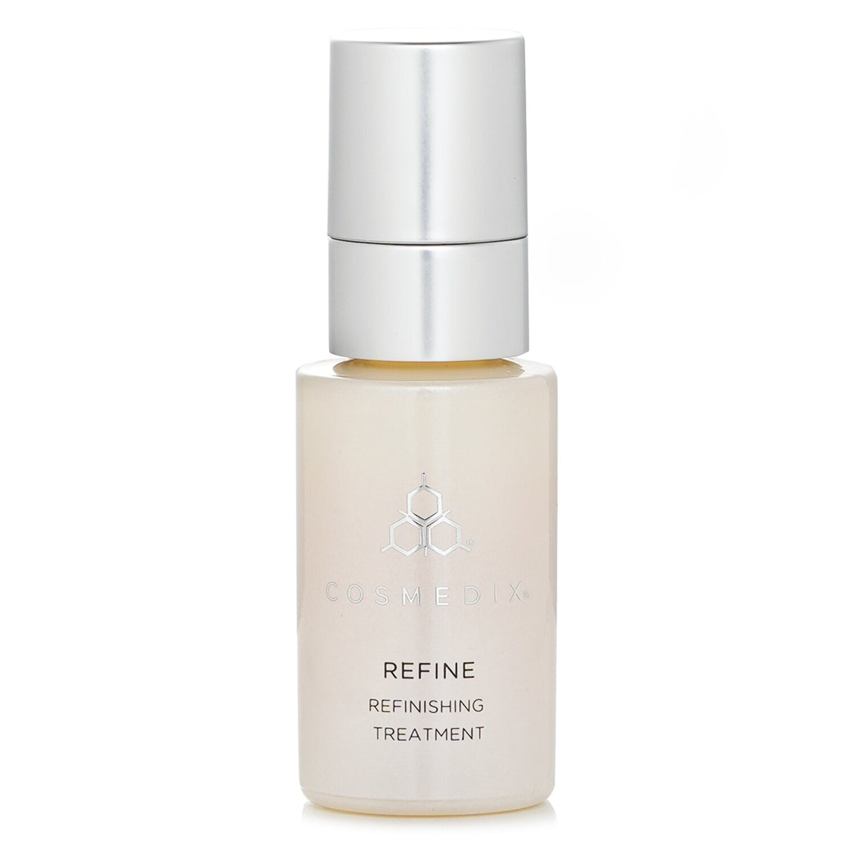 CosMedix Refine Refinishing Treatment 15ml, a rejuvenating serum with AGP Complex for youthful, radiant skin and improved texture.