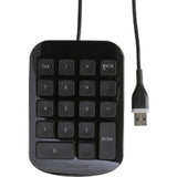 Targus Numeric Keypad with ergonomic tilt and 19mm keys for comfortable and efficient number entry via USB.