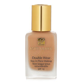 Estee Lauder Double Wear foundation in No. 10 Ivory Beige, offering medium coverage, semi-matte finish, and SPF 10.