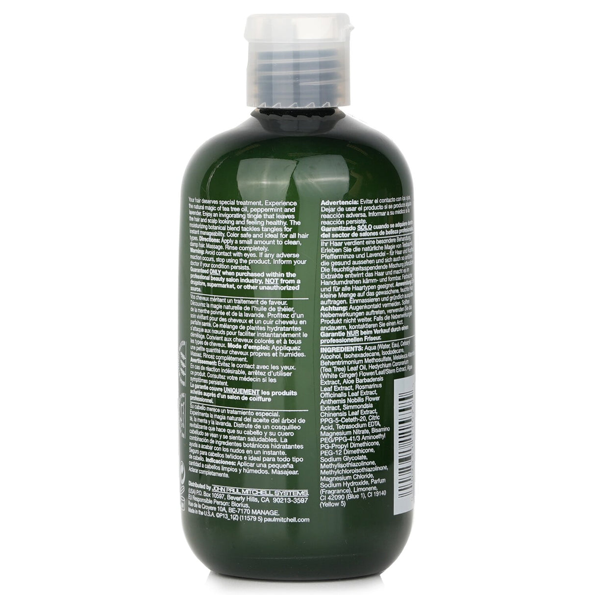 Paul Mitchell Tea Tree Special Conditioner (300ml) revitalizes hair with tea tree oil, peppermint, and lavender for softness and manageability.