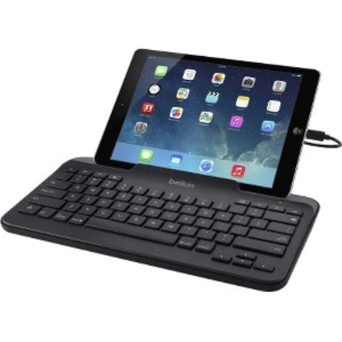 Wired Tablet Keyboard W/Stand For iPad (Lightning Connector)