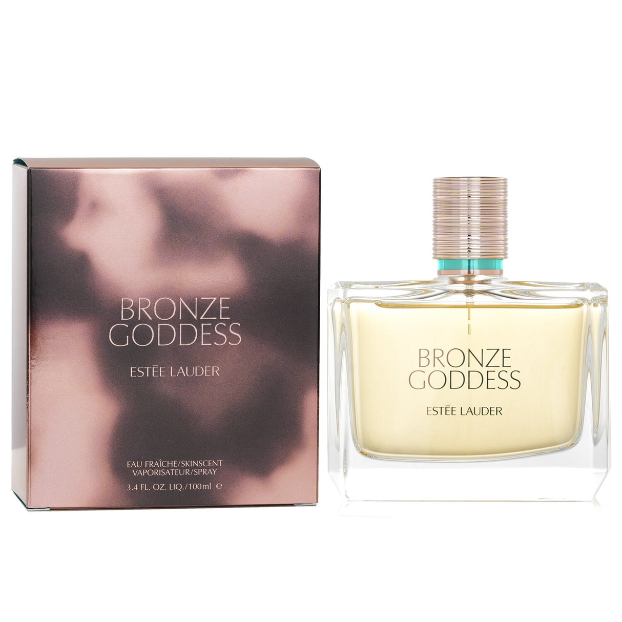 Estee Lauder Bronze Goddess Eau Fraiche Skinscent Spray, a 100ml fruity floral fragrance with exotic and elegant notes.