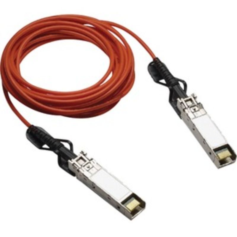 Aruba 10G SFP+ to SFP+ 3m DAC cable for high-speed, reliable connections in data centers and enterprise networks.