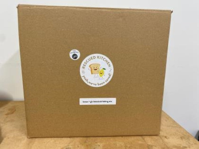 Lemon Gin Baking Mix in a 5KG package, made with rescued ingredients for flavorful, sustainable baking.