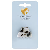 Lady Jayne Acrylic Claw Grip in stylish design, perfect for securing hair while adding a modern touch, available in three colors.