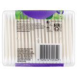 Eco-friendly Swisspers Cotton Tips with paper stems, 240 count, ideal for makeup application and ear cleaning.