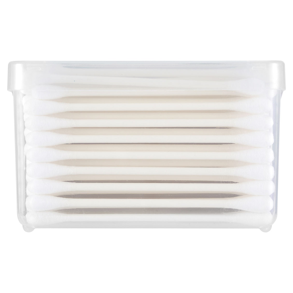 Swisspers Cotton Tips 240pk with eco-friendly paper stems, perfect for beauty tasks and reducing plastic waste.