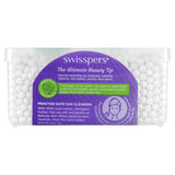 Swisspers Cotton Tips with paper stems, 240 pack; eco-friendly, biodegradable, and perfect for beauty and personal care.