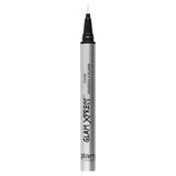 Clear adhesive eyeliner for seamless lash application, featuring a precise felt tip and hypo-allergenic formula.