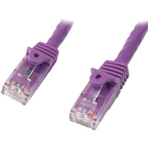 StarTech.com Cat.5e UTP Patch Network Cable - Gold Plated Connector - Purple