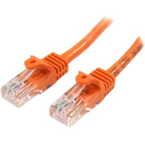 StarTech.com Cat.5e UTP Patch Network Cable - Gold Plated Connector - Orange