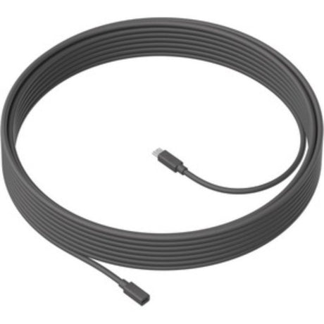 Logitech 10m audio cable for seamless connectivity with audio devices, ensuring clear sound and durability.