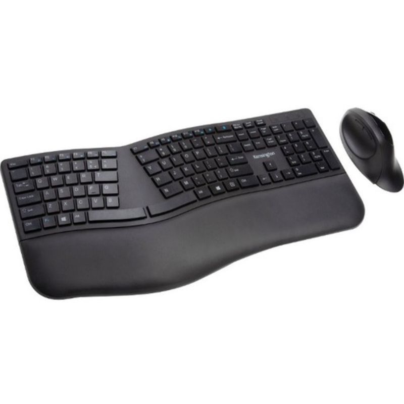 Kensington PRO FIT ERGONOMIC WIRELESS KEYBOARD AND MOUSE - BLACK