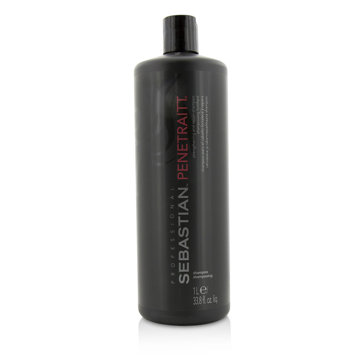 Sebastian Penetraitt Strengthening Shampoo 1000ml, designed to repair and strengthen damaged hair for vibrant, healthy locks.