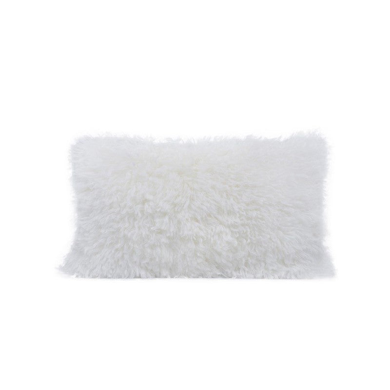 CUSHION - ICELANDIC SHEEPSKIN IVORY (30 x 50cm)