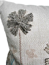 WILDFLOWERS EMBROIDERED CUSHION 45x45cm