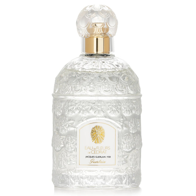 Guerlain Eau de Fleurs de Cedrat cologne spray in a 100ml bottle, featuring fresh notes of lemon, cedrat, and verbena.