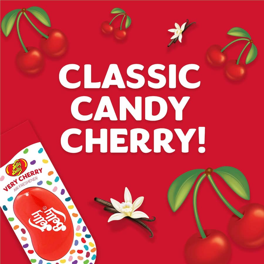 Jelly Belly Car Freshener Very Cherry 18g