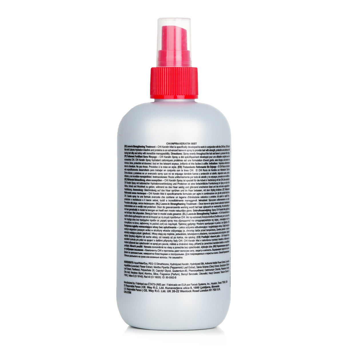 A lightweight leave-in mist that strengthens hair with proteins for smooth, manageable, and vibrant locks.