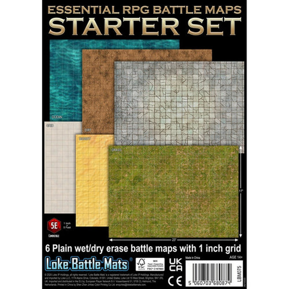 Essential RPG Battle Maps Starter Set - RPG Map Pack