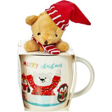 Tis The Season Festive Mug With Plush Toy - 4 styLes
