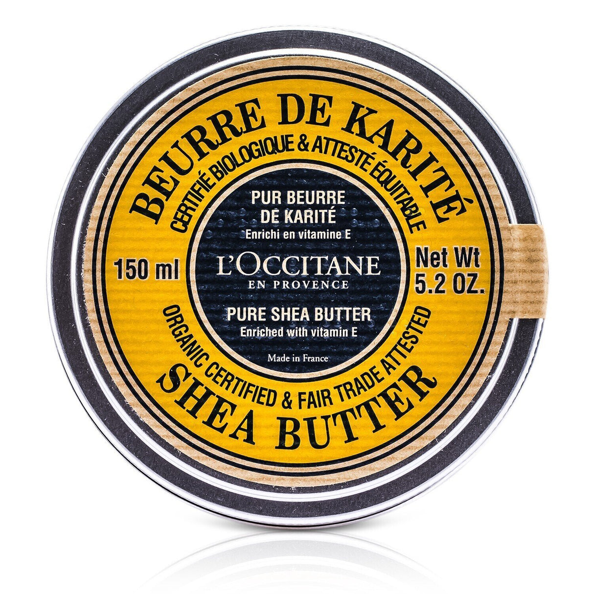 L'Occitane - Organic Pure Shea Butter  - 150ml/5.2oz