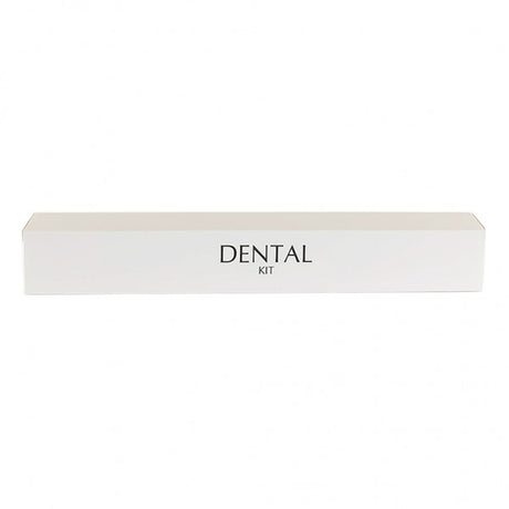 Overnight hotel dental kit set of 6, featuring premium toothbrushes and toothpaste for guest convenience and hygiene.