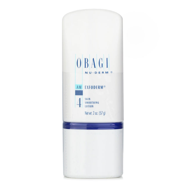 Obagi Nu Derm Exfoderm - Skin smoothing lotion for radiant skin, targeting hyper-pigmentation and improving texture.