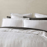 Queen - Qulit/ Duvet Cover Set - Sierra White by Platinum