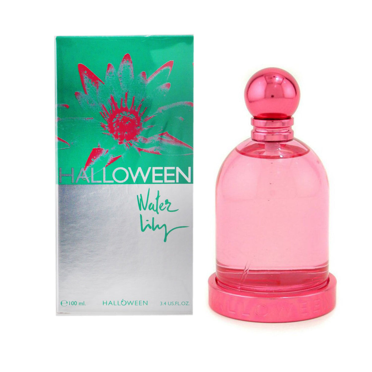 Jesus Del Pozo Halloween Water Lily Eau De Toilette Spray 100ml, a floral fragrance with water lily, sandalwood, and vanilla notes.