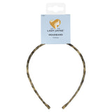 Lady Jayne Thick Headband - a stylish accessory for everyday glam, crafted for comfort with a snug fit and available in multiple styles.