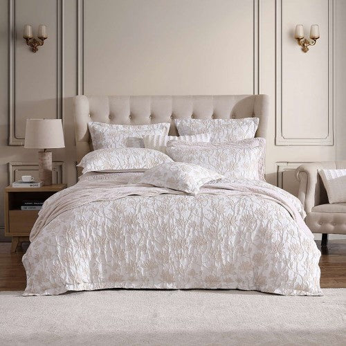 Queen - Qulit/ Duvet Cover Set - Bloom Stone by Private Collection