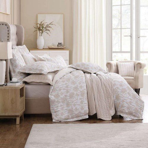 Queen - Qulit/ Duvet Cover Set - Bloom Stone by Private Collection