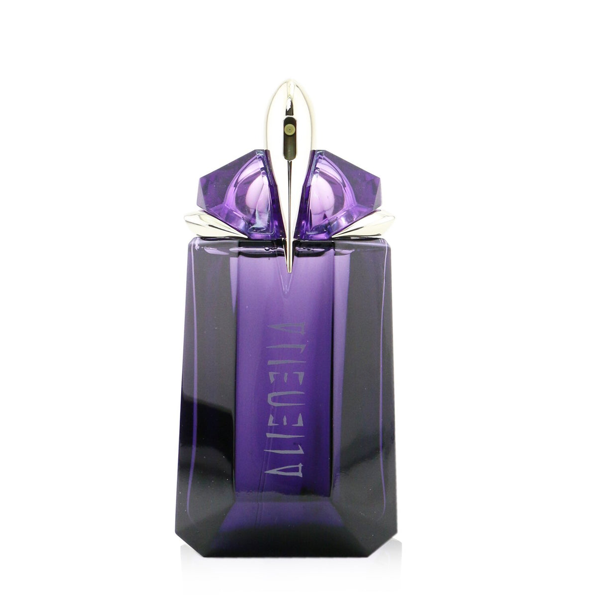 Elegant 60ml Alien Eau De Parfum bottle, featuring floral Jasmine, woodsy notes, and warm Amber for a sensual fragrance experience.