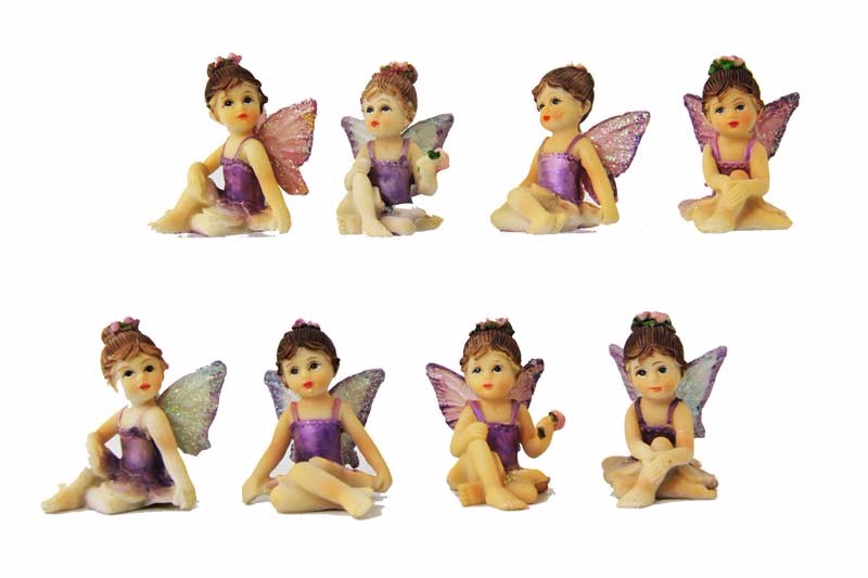 Sitting Fairy Set of 8