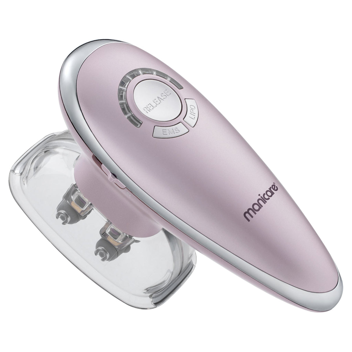 Manicare® Salon Firming Body Sculptor device demonstrating EMS and LIPO technology for firmer, smoother skin treatment.