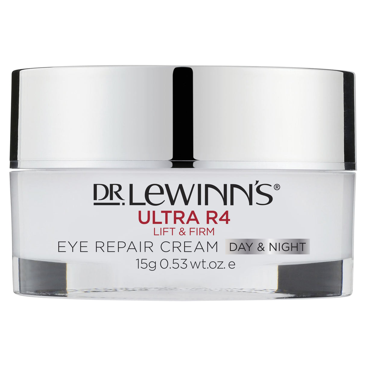 Lightweight eye cream reducing puffiness and dark circles, firming skin with Eyeliss™, Lumiskin™, and Vitamin C.