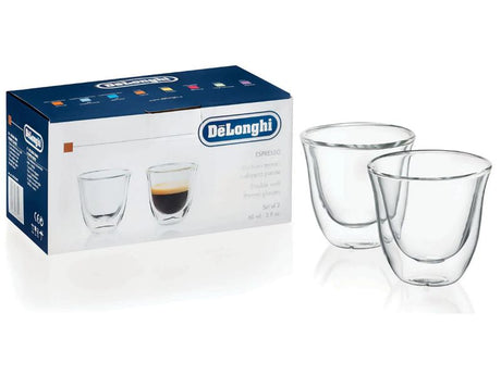 Dual wall thermos glasses for hot or cold drinks, made of borosilicate glass, comfortable and condensation-free.