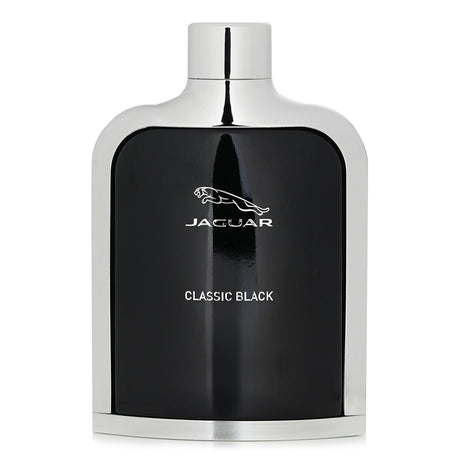 Jaguar Classic Black Eau De Toilette Spray 100ml: Sophisticated men's fragrance with citrus, orange, lotus, ginger, and woody notes.