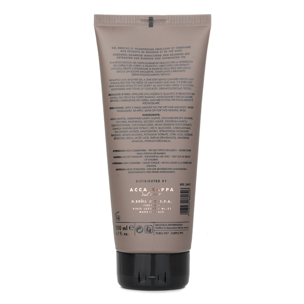 Acca Kappa - 1869 Shampoo & Shower Gel  - 200ml/6.7oz