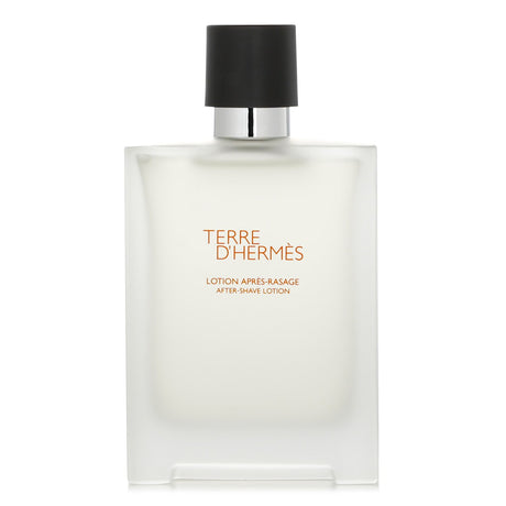 Hermes Terre D'Hermes After Shave Lotion 100ml, soothing formula for post-shave comfort with earthy, woody fragrance.