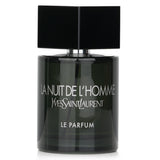 Yves Saint Laurent La Nuit De L'Homme Le Parfum Spray 100ml, an elegant, woody fragrance with floral hints, ideal for any occasion.